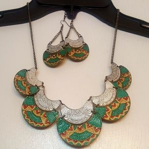 Tribal jewellery set.